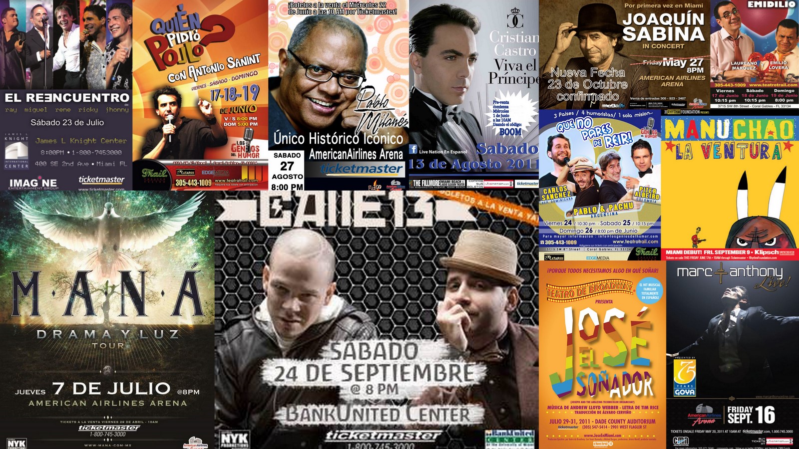 Conciertos en Miami ¿Hay cama pa’ tanta gente?