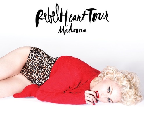 Aqui va el itinerario de la gira Madonna #RebelHeartTour