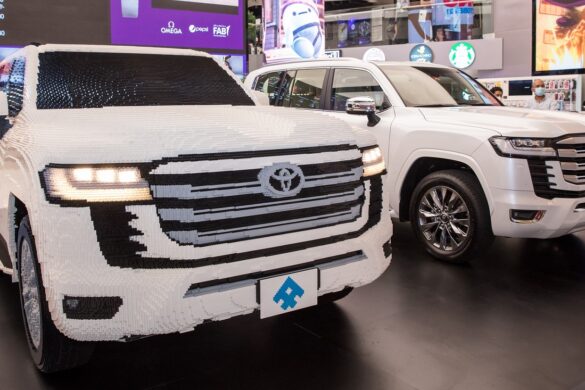First Toyota Land Cruiser 300 Made Of Lego Bricks