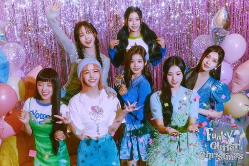 K-Pop Girl Group Nmixx Releases Holiday Single Funky Glitter Christmas