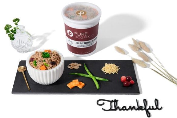 PURE Dog Food Launches Limited-Edition Turkey Cranberry Holiday Flavor