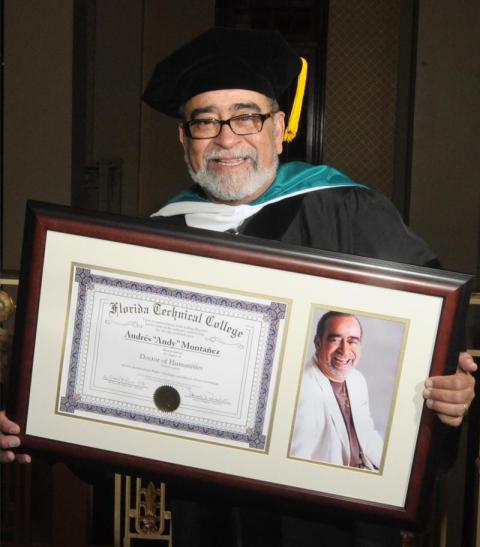 Andy Montañez Honoris al padrino de la Salsa