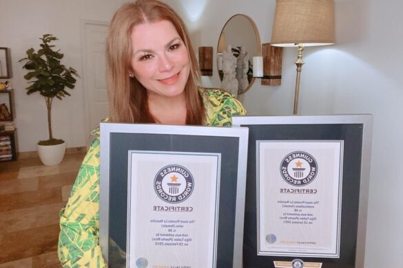 Olga Tañón Asegura Su Tercer Título De Récord De Guinness World Records™