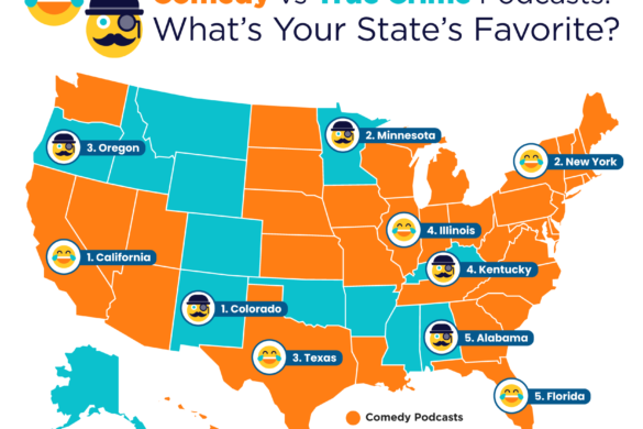 Top 10 states That Love Comedy Podcasts
