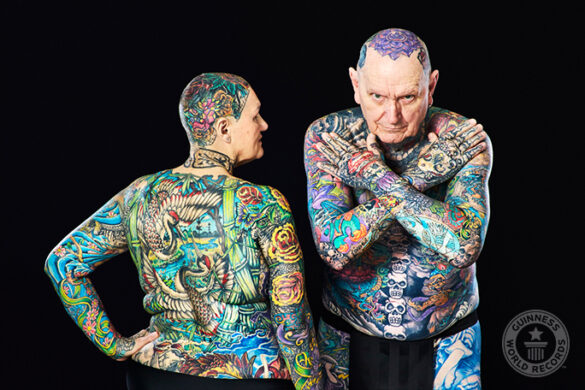 Charlotte-Guttenberg-and-Chuck-Helmke-Most-tattooed-senior-citizens