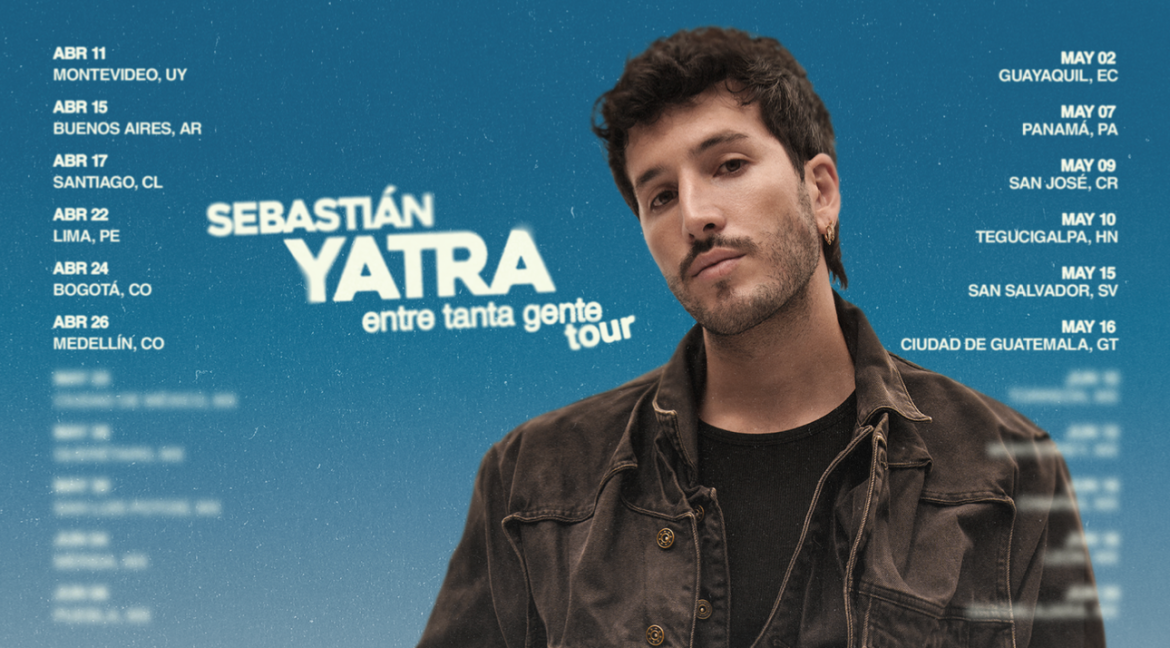 Sebastián Yatra Anuncia La Etapa Latinoamericana De Su Tour